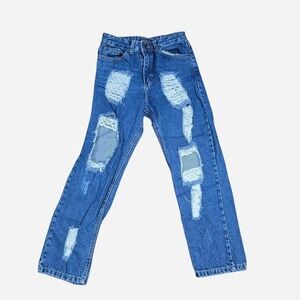 Nasty gal organic navy blue skinny‎ jeans